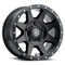 Icon Vehicle Dynamics 17 X 8.5 REBOUND 5 X 150 5.75INBP 25MM OFFSET- SAT BLACK 1817855557SB - alternate 2